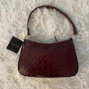 Nanette Lepore Embossed Logo Baguette / Purse / Handbag